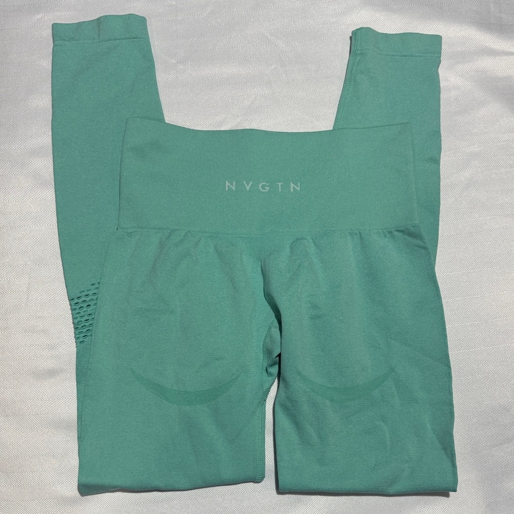 NVGTN High-Waist Sculpting Leggings in Teal